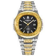 Ausyst Men's Watch Luxury Famous Top Brand Men's Fashion Casual Dress Watch Quartz Wristwatches Watches for Men on Sale Clearance