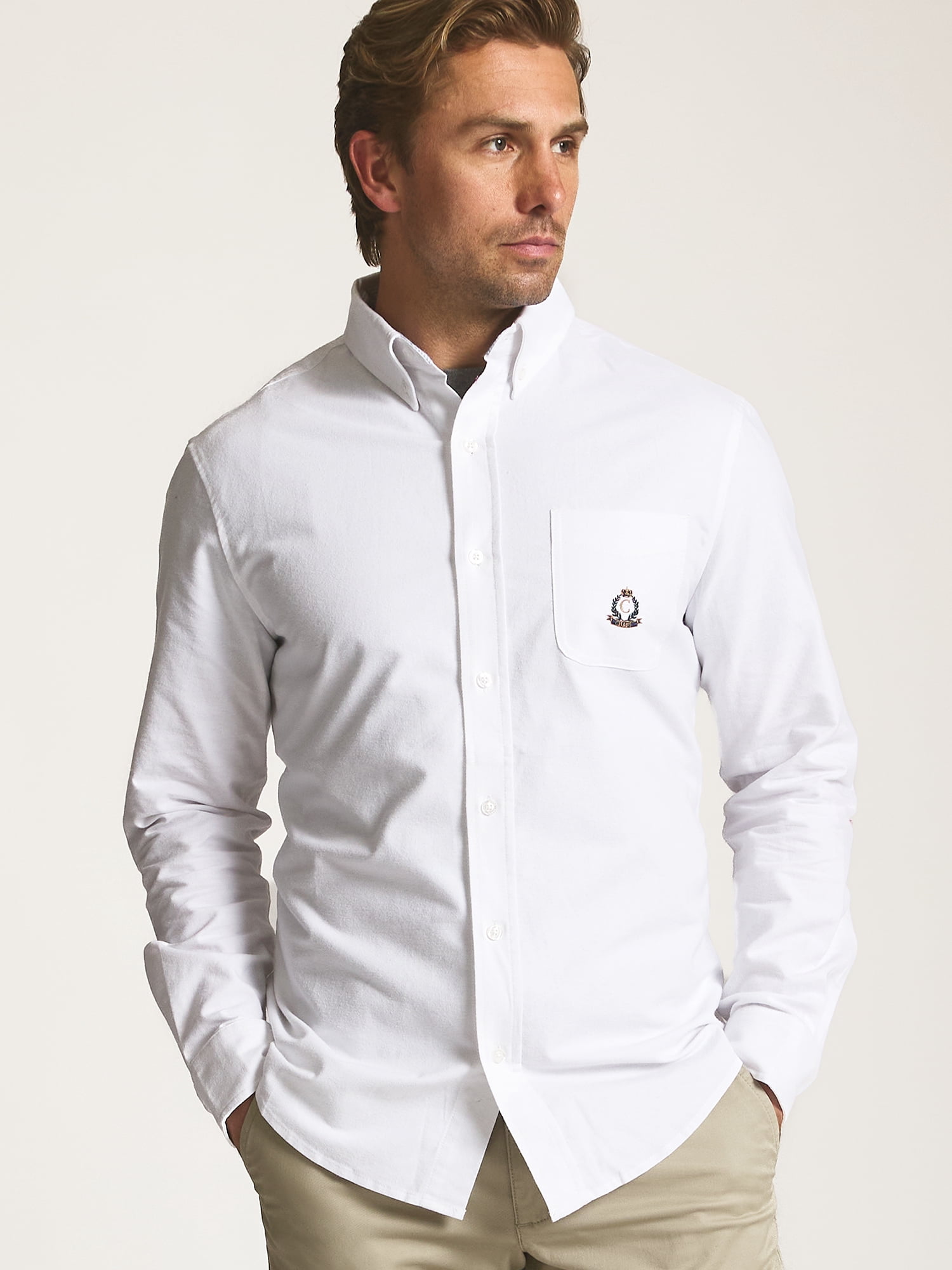Chaps Men’s and Big Men’s Heritage Cotton Oxford Shirt, Sizes S–2XL