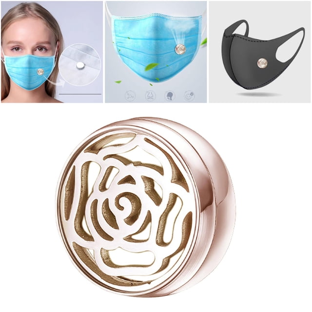 Clips Magnéticos de material acero Inoxidable para Difusor de Aceites Esenciale Frangrance para Ambientador de Mascarilla , oro BLESIY Difusor de aceite esencial