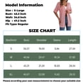 thumbnail image 4 of Women's Boho Crochet Knit Cardigan with Short Sleeves and Open Front Design Featuring Lightweight Textured Fabric Khaki L, 4 of 7