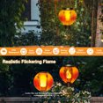 thumbnail image 7 of Hot Air Balloon Solar Lantern with Flickering Flame Lights，Hanging Solar Lanterns Outdoor Lights ，Waterproof Lanterns Garden Patio Yard Party Decor (Yellow), 7 of 7