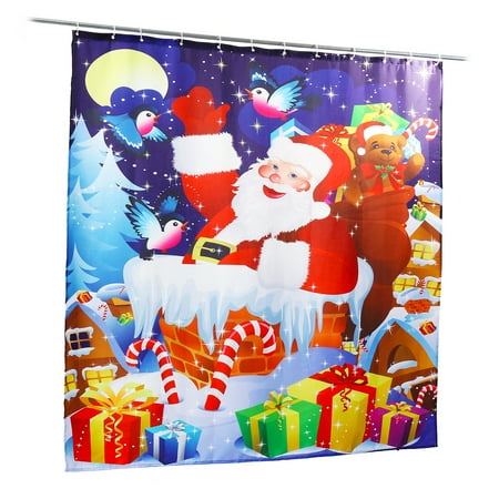 4 Pieces Home Hotel Bathroom Sets Santa Claus Style 1 Toilet