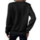 thumbnail image 4 of Chaqueta y abrigo informal de manga larga sin capucha para mujer, holgada, de invierno, de color liso, con media cremallera y estampado en relieve, con capucha y blusa, 4 of 6