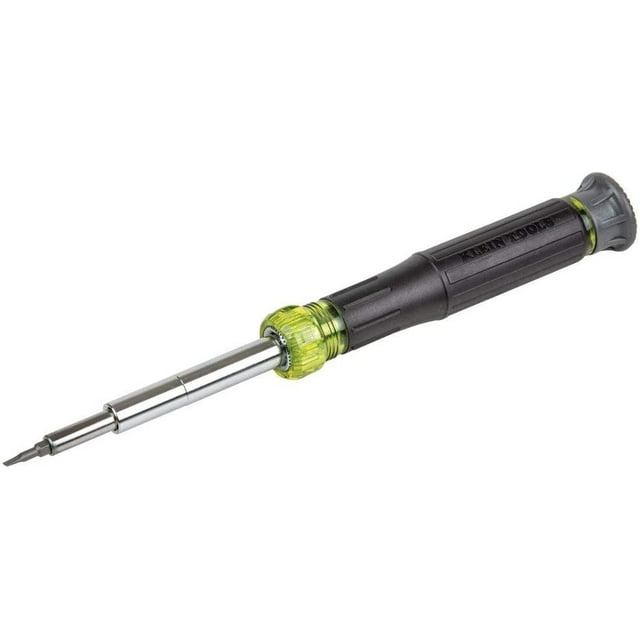Destornillador Electrónico Klein Tools 32314 14-en-1 con 8 Puntas de Precisión Ranuradas Phillips y Bits Torx Antirrobo 6 Llaves de Tuerca de Precisión