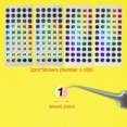 thumbnail image 6 of 100Pcs Nail Swatch Sticks with Number Stickers, Nail Swatches for Nail Art Supplies, 6 of 7