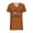 QR1-Brown, variant on VKOYWKM Women's Thanksgiving Pumpkin T Shirts V Neck Short Sleeve Fall Tops Halloween Graphic Tees Thankful Grateful Blessed T-Shirts