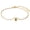 Gold D, variant on Initial Bracelets for Women Heart Letter M Gold Plated Stainless Steel Simple Cute Dainty Personalized Adjustable Delicate Alphabet K Elegant Open Thin Jewelry Gold M