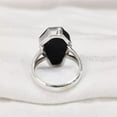 thumbnail image 6 of NEW coffin ring natural black onyx ring 925 sterling silver rings dainty ring gemstone ring bohemian jewelry handmade ring coffin black onyx ring onyx ring wedding ring thanksgiving ring promise ring, 6 of 7