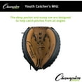 thumbnail image 2 of Champion Sports Catcher's Mitt - Synthetic Leather | Deep Pocket and Scoop Toe Design | Adjustable Wrist Strap Closure | Youth Size: 32" | Regular Fit, 2 of 4