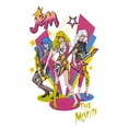 thumbnail image 2 of Vintage Jem and the Holograms “The Misfits” Graphic Tee, Women's Causal Comfortable T-shirt, 2 of 7