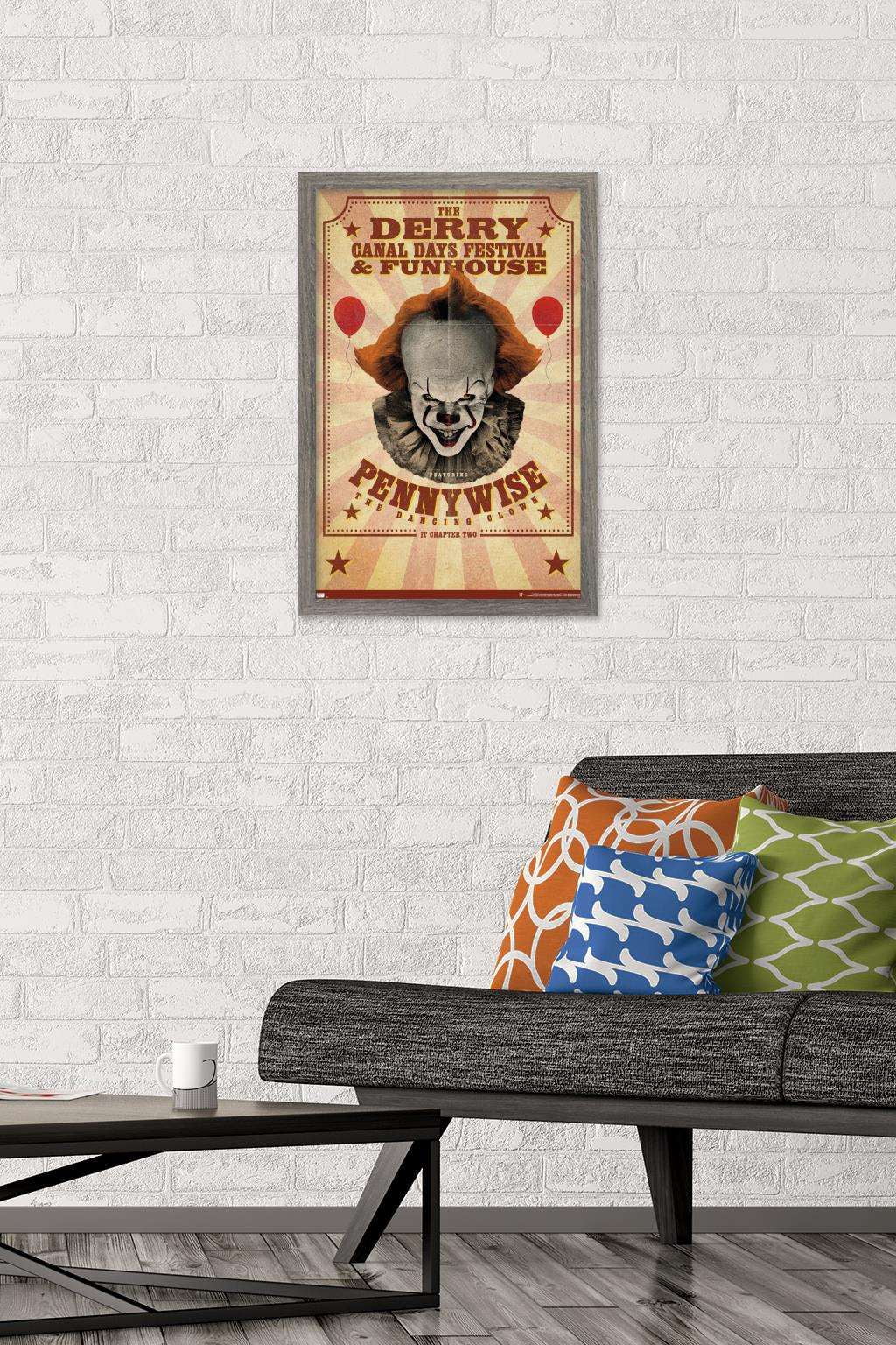 IT: Chapter 2 - Funhouse Wall Poster, 14.725" x 22.375", Framed