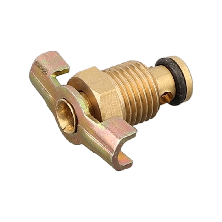 2PCS Air Compressor Fill Valve - 1/8" NPT MPT Brass, 200 PSI Rated, Black & Gold