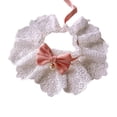 thumbnail image 4 of Collar para gatos ajustable, Collar de encaje para gatito, babero para cachorro, corbatas navideñas para regalo de cumpleaños de mascotas, decoración, 4 of 8