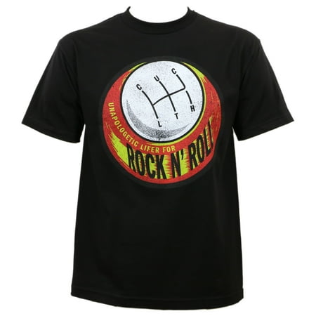 Clutch Men's Rock N Roll Gear Shift T-Shirt Black
