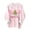 Pink, variant on Lovskoo Sweatshirt for Women Christmas Printed Long Sleeves Blouse Round Neck Casual Tunic Tops Pink