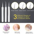 thumbnail image 6 of AoHao Blackhead Remover Tool, 10 Pcs Professional Pimple Comedone Extractor AoHao Tool Acne Removal Kit - Treatment for Pimples, Blackheads, Zit Removing, Forehead,Facial and Nose(Silver), 6 of 10