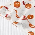 thumbnail image 7 of MVRLSH Womens Pajama Sets for Women 2 Piece Halloween Print Button Waist Short Sleeve Top And Shorts wear Sleepwear Soft Sleepwear Lounge Set White - M, 7 of 7
