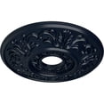 thumbnail image 3 of Ekena Millwork 18"OD x 3 1/2"ID x 1"P Valletta Ceiling Medallion (Fits Canopies up to 3 1/2"), Hand-Painted Midnight Dream, 3 of 6
