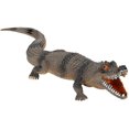 thumbnail image 2 of Figura de acción de juguete de cocodrilo, divertido modelo de cocodrilo de simulación, reptil, con sonido para fiestas, carnavales, festivales (color oscuro), 2 of 5