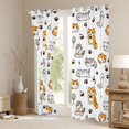 thumbnail image 3 of Feelyou Cat Kitten Curtains Pack of 2 (42x84 Each), Funny Cartoon Animal Curtains Blackout, 3 of 6