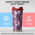 thumbnail image 2 of 18oz Double Drinking Coffee Mug – Vacuum Insulated Stainless Steel Travel Cup with Leakproof Lid, 316 Steel Thermos Tumbler for Hot & Cold Beverages, 2 of 7