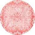 thumbnail image 1 of Ahgly Company Indoor Round Oriental Red Traditional Area Rugs, 6' Round, 1 of 4