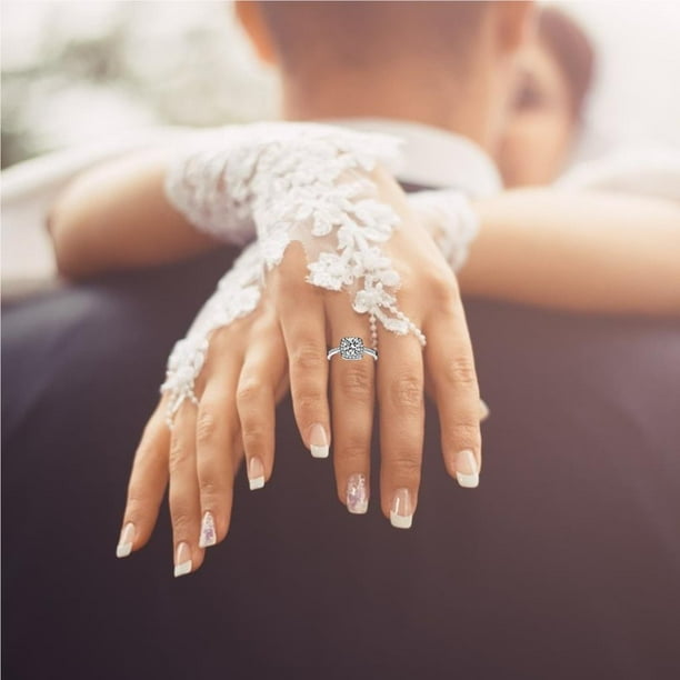 Qarigey Anillo ajustable regalo de tamano pequeno hermosos anillos cuadrados brillantes para mujer regalo joyeria adorno para los Ropa zapatos y accesorios Miscelanea Walmart en linea