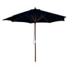 9' Wood Market Umbrella, Multiple Colors