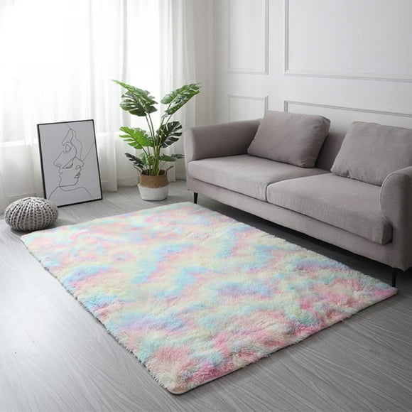 Long fleece wavy lines Fluffy Bedroom Rugs Shaggy Geometric Design Area Rug For Girls Baby Room Kids Living Room Home Decor Floor Carpet