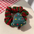 thumbnail image 4 of Cinta de pelo de Papá Noel para mujer y niña, pinza para el pelo, cuerda de pelo de felpa, tocado de fiesta de Navidad, diadema de moño de cola de caballo, Otoño e Invierno, 4 of 4