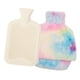 thumbnail image 2 of Botella de agua caliente de goma con funda lavable, regalo de invierno para calentar los pies de las manos, bolsa de agua caliente para adultos, Multicolor Salvador calentador de manos, 2 of 9