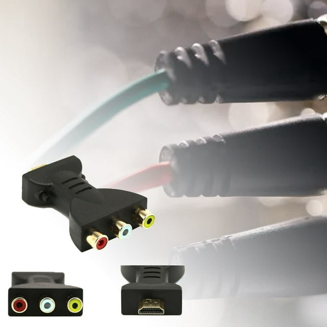 BotaniNest To AV Converter 2AV Adapter For 1080P Video Output With Composite Red Yellow White