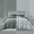 thumbnail image 4 of IGI Queen Size 7 Piece Comforter Set | Bed in a Bag for Unisex Adult | Gray/Light Gray, 4 of 7
