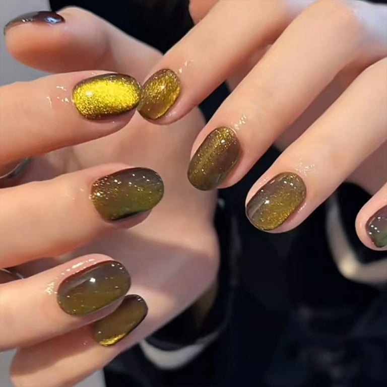 nail designs for round nails