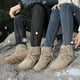 thumbnail image 3 of Botas Nieve para Exteriores para Hombre Zapatos Algodón Engrosados ​​con Terciopelo Zapatos Montañismo Cálidos Antideslizantes E Impermeables para Mujer (658 Camel 38), 3 of 9