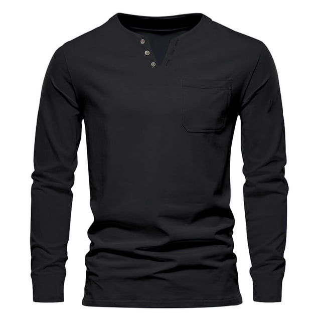 Blusa y camisa de manga larga con cuello vuelto para hombre, camisa formal de manga corta con solapa de color y estampado, blusa y camisa de manga larga con cuello vuelto y varios botones para hombre.