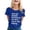Blue, variant on Womens Tees Loose Fit Sarcastic Funny Sayings Novelty Graphic Tees Summer Tops for Women Beige L