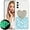 Blue, variant on Luminous Glow in The Dark Case for Samsung Galaxy S24 FE, TPU Soft Bling Glitter Cover with Heart-Shaped Makeup Mirror, Fluorescent Shine Slim Protective Case for Galaxy S24 FE YGJ-Blue