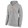 thumbnail image 2 of Women's Gray Houston Astros Distressed Team Pullover Hoodie, 2 of 3