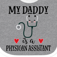 thumbnail image 4 of Inktastic Physician Assistant Daddy Baby Boys or Girls Baby Bib, 4 of 4