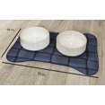 thumbnail image 2 of Simply Daisy Basketweave Bone Shape Pet Feeding Mat for Dogs, 2 of 3