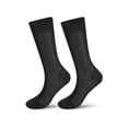 thumbnail image 2 of Deago 2 Pairs Mens Ultra Thin Sheer Dress Socks Soft Nylon Mid Calf Silky Transparent Summer Cool Business Socks Work Trouser Sox, 2 of 7