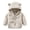 Gray, variant on Staki Baby Girls Coats Toddlers Puffer Jacket Bear Hooded Coats 3-24M(Green,3-6 Months)