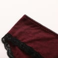 thumbnail image 7 of Attraco Women Briefs Mid Waist Bow-knot Solid Color Underwear Pack of 4, 7 of 7