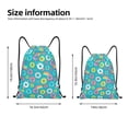 thumbnail image 2 of Fotbe Donut Bolsa Mochila con Cordón Estampada, Bolsa de Gimnasio Deportiva, Bolsa Cinch, Bolsa con Cordón para Hombres y Mujeres-Medium, 2 of 6