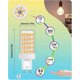 thumbnail image 3 of 6pcs G9 LED 10W,Warm White 2700K Incandescent Equivalence 80W 900LM G9 Bulbs AC 220V Bright 360Wide Beam Angle 86*2835 SMD Non Dimmable[Energy Class F, 3 of 5