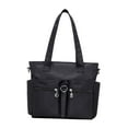 thumbnail image 3 of Bolsa de viaje para deportes de moda, bolsa de gimnasio para acampar, ejercicio, exteriores, hombres y mujeres negro, 3 of 10