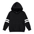 thumbnail image 5 of mgoYE Girls Fashion Hoodies Kids Cute Striped Long Sleeve Tops Hooded Sweatshirts, 5 of 7