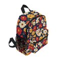 thumbnail image 2 of FORMRS School Backpack with Front Zippered Pocket 12" Student Travel Daypack, Red Floral, 2 of 6