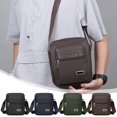 thumbnail image 1 of Mejor bandolera para hombres - Bolso deportivo con múltiples bolsillos para móvil, llaves y artículos esenciales - Correa ajustable en la cintura para correr y entrenar, 1 of 6